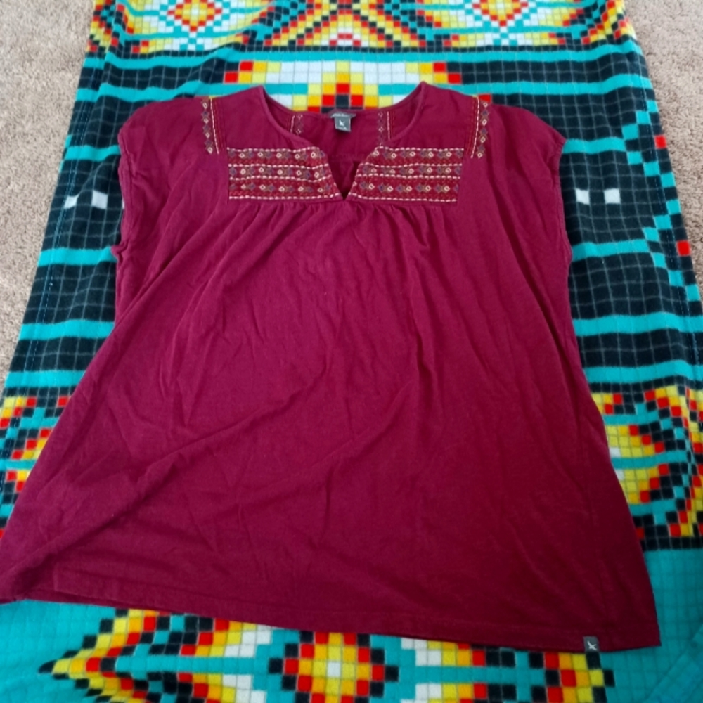 Eddie bauer cap sleeve shirt